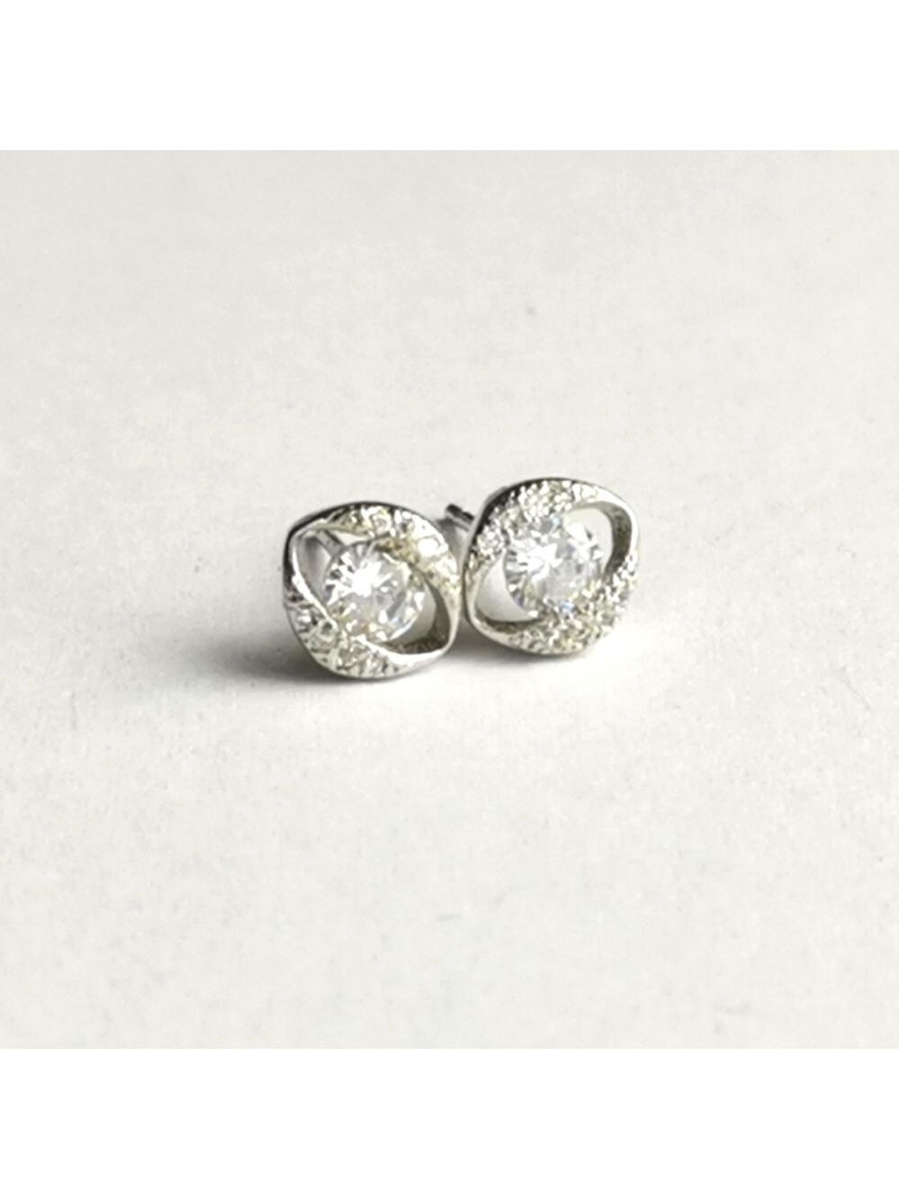 CZ Sterling silver stud earrings 🆕